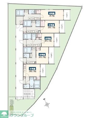 MELDIAかしわ台駅前の物件間取画像